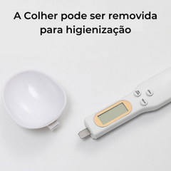 Colher de medida portátil com Balança Digital para Alimentos
