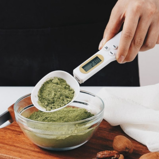 Colher de medida portátil com Balança Digital para Alimentos